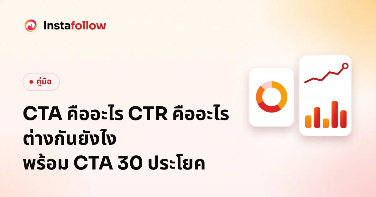 CTA คืออะไร CTR คืออะไร ต่างกันยังไง พร้อม CTA 30 ประโยค